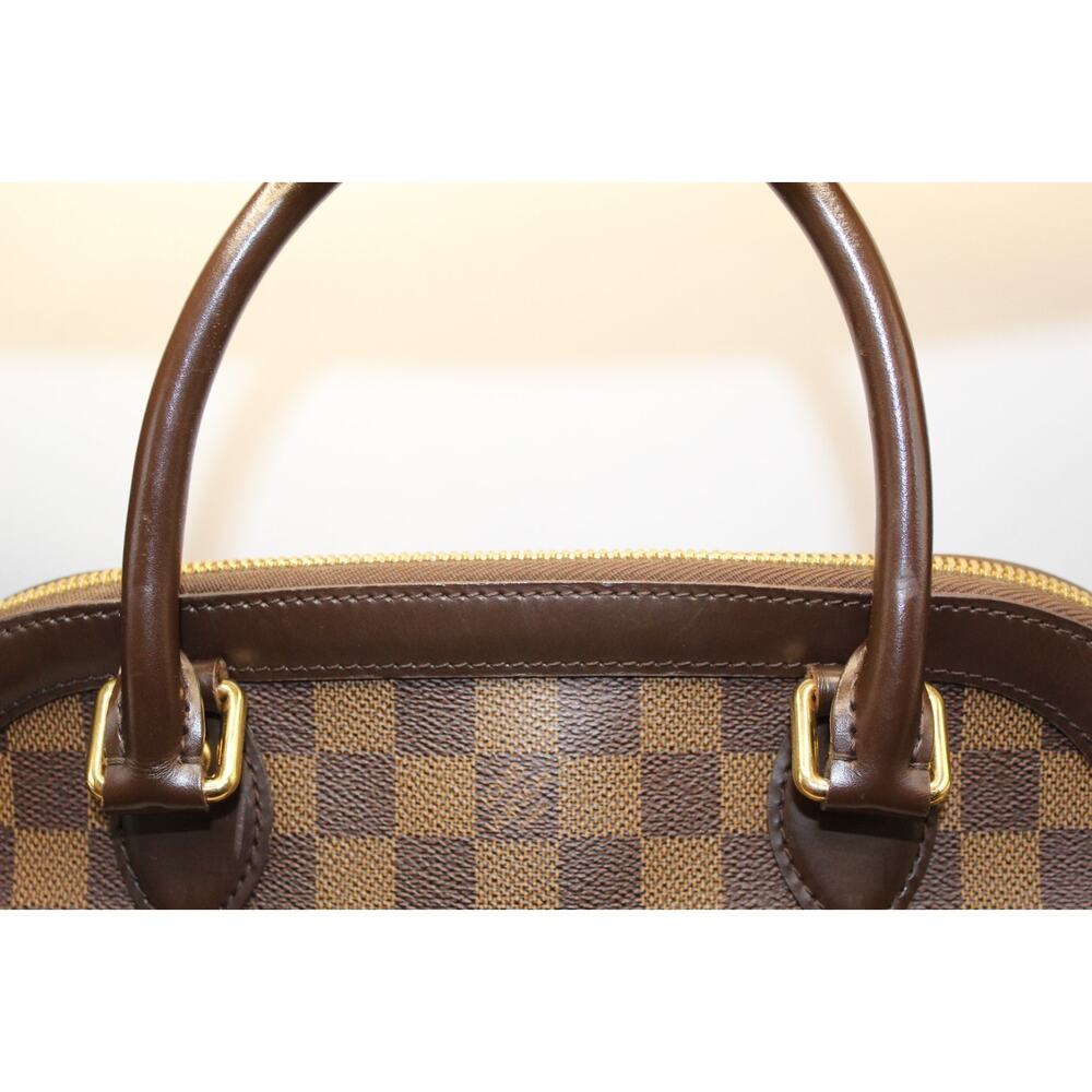 Louis Vuitton Trevi PM Damier Ebene Brown Handbag Satchel Authentic LV - Picture 13 of 16